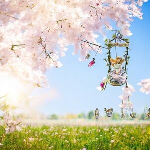 Demdaco Wildflower Angels Gift Box vintage